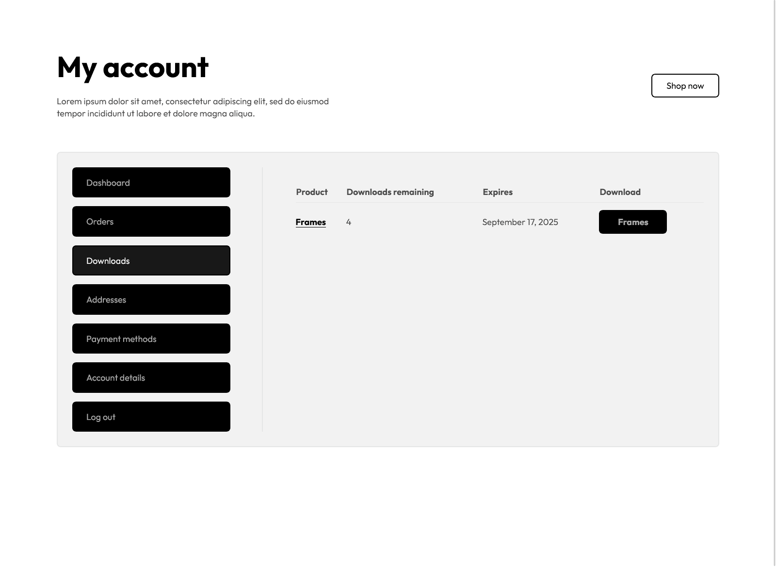 Woo Dashboard Alpha Downloads - Frames