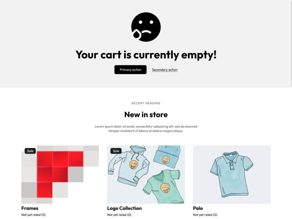 Woo Empty Cart Alpha