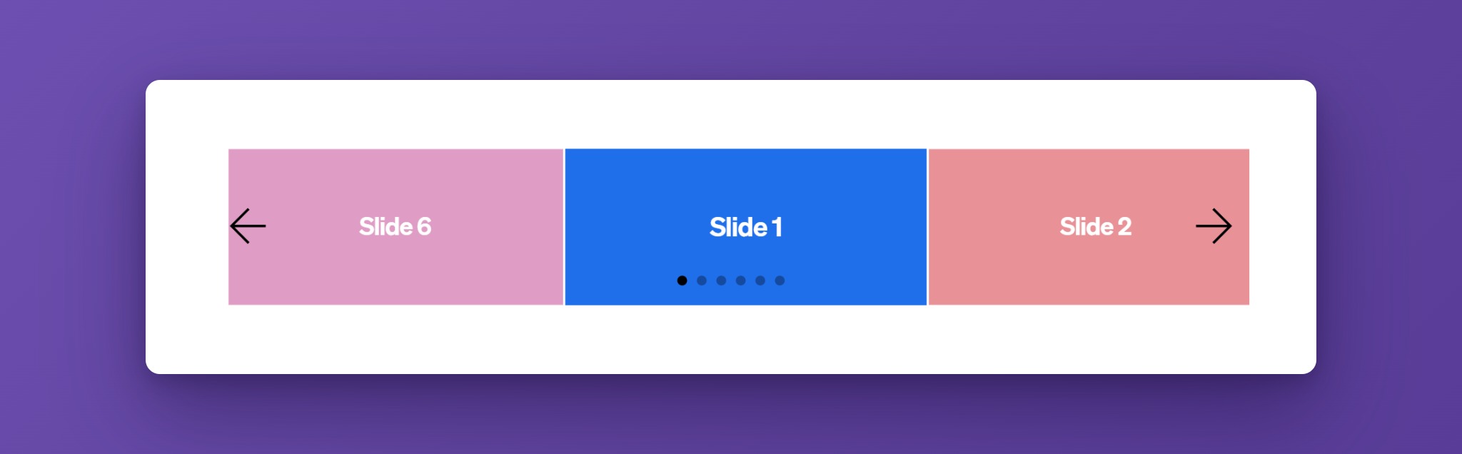 Three slides visible, the middle one in focus